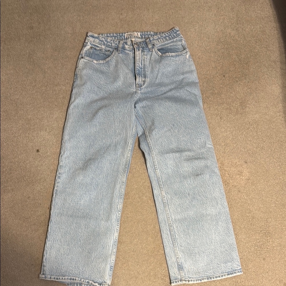 Abercrombie & Fitch Blue Straight Leg Jeans